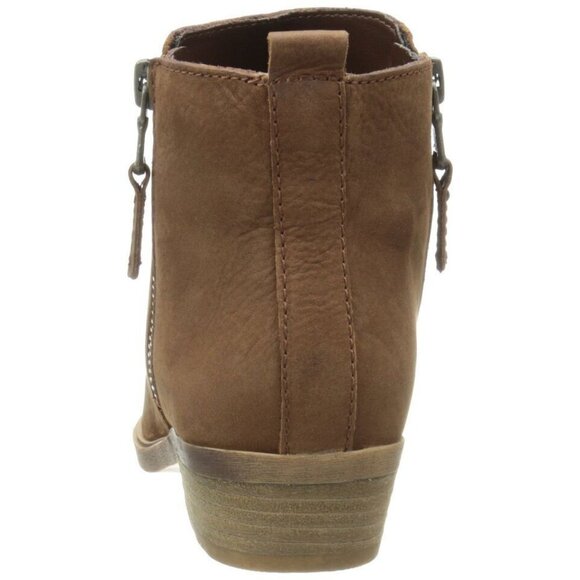 Lauren Ralph Lauren Shira Booties in Dark Snuff Oily Nubuck Size 10B New In Box - Picture 3 of 9